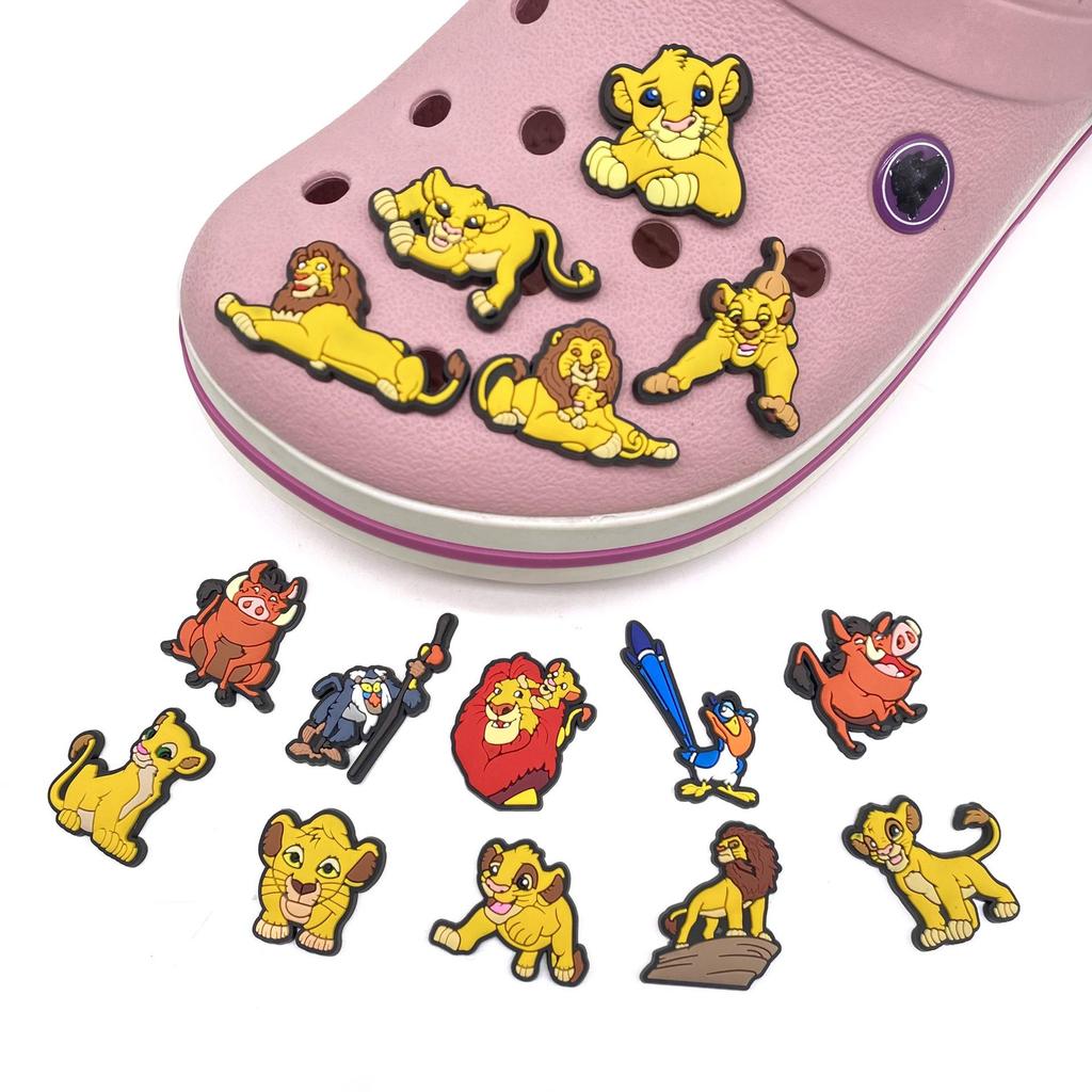 The Lion King Removable Shoe Buckles - Flower Clog DIY Accessories Jibbitz Shoe Decorations