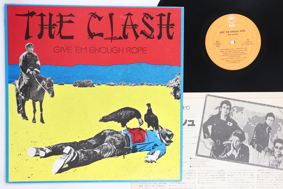 

LP Record CLASH Give Em Enough Rope 253P36 EPIC 1978 Japan Rock Used
