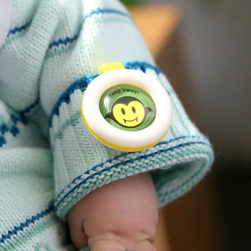 Stylish And Convenient Mosquito Repellent Button For Babies And Kids Travel Essential