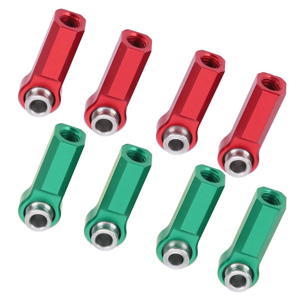 4 Pcs RC Link Rod End M4 Thread CW 7mm High Strength Alloy Ball Joint Head for 1/10 Model Car