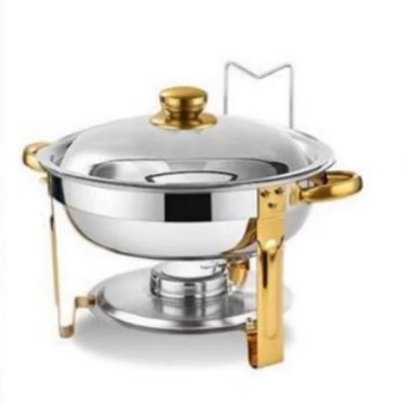 

ZISIZ Round Buffet Chafing Dish with Rack