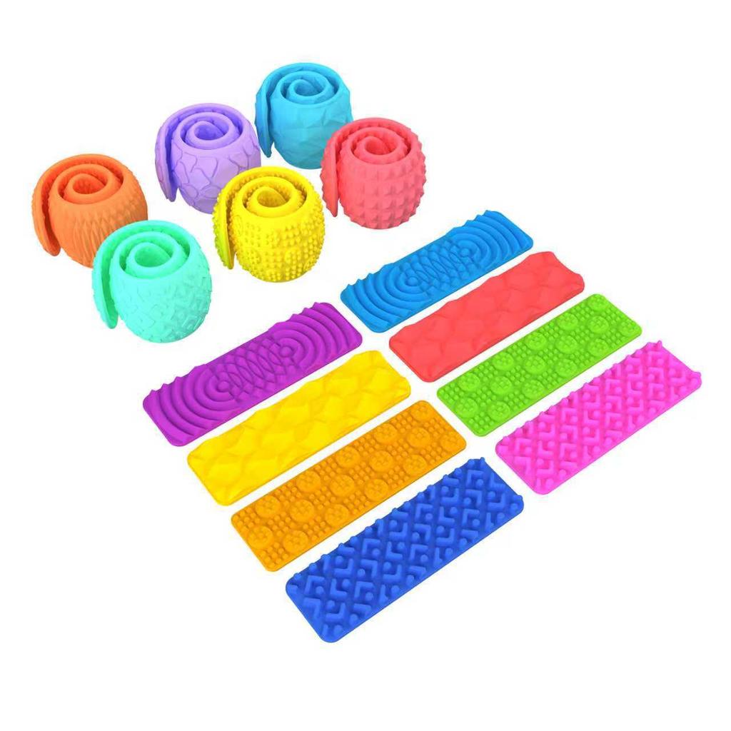 Silicone Sensory Fidget Slap Bracelets for Children's Stress Relief
