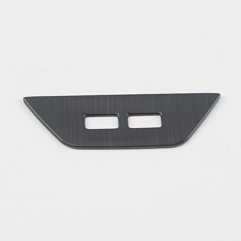 Car Armrest Rear USB Port Panel Cover Trim Sticker for Volkswagen T ROC TROC VWT-roc 20172018-2022 Stainless Steel Accessories