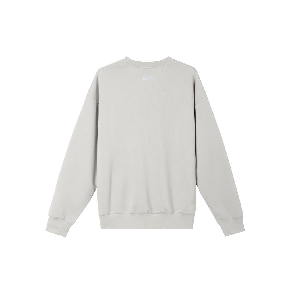 Nike Dri-Fit Track Club Logo Crew Neck Running Long Sleeve Sweatshirt Men Sweatshirt Academy-Grey Blue-Void HV4880-009