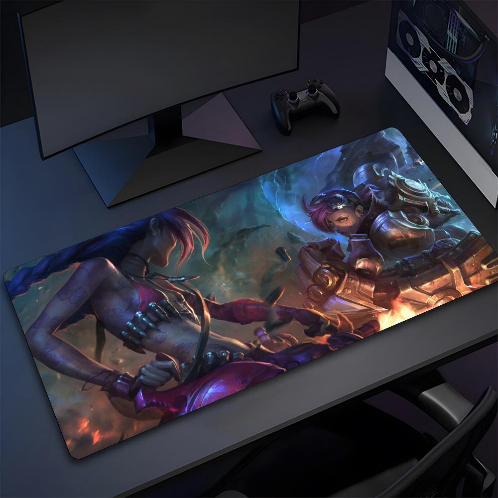 L-League Of Legends Jinxs Mouse Pad High Quality Natural Rubber Mouse Pad The Most Professional Washable Laptop Mouse Pad