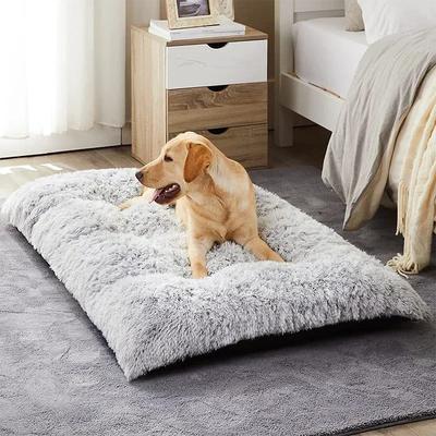 Covorașe de pluș pentru pat de câine, lavabile, canapea mare pentru câine, pernă moale calmantă pentru somn, cușcă, accesorii pentru animale de companie, lavabil, detașabil, covoraș pentru cușcă de câine, Perro