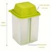 Reusable Pickle Container with Strainer BPA Free Mess-Free Storage Pickle Jar with Lid Pickle Holder Jalapeno Container