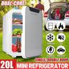 Frigider Portabil 12V 220V Mini Frigider Frigider Auto Congelator Încălzitor 20L Dual Core Frigider Casă Mașină Camion Cooler de Călătorie