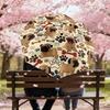 1PC Pug Bone Umbrella-8-Rib Reinforced Portable Folding Travel Suitable for All Seasons Outdoor Daily Use  -J0404