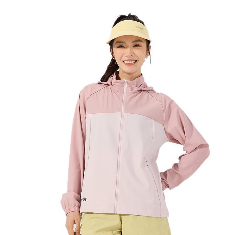 Ice silk sunscreen clothes women's summer thin UV protection outdoor 1011 new skin clothes cool breathable fishing jacket