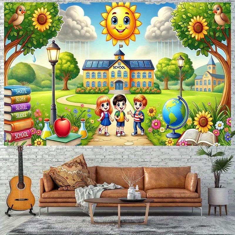 Happy Campus Theme Party Banner - Multi-functional Party Decoration Banner Suitable for various occasions.