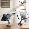 Universal Metal Desktop Phone Holder With 360degree Rotation And Foldable Design For Home And Office Use