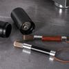 Wood Handled Espresso Machine Cleaner Coffee Equipment Cleaning Brush with Soft Bristles Practical  Accessory