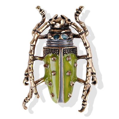 1 ST Vintage Grote Kever Insect Broche Emaille Dierlijk Speldje Corsage Spelden Cadeau