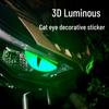 3D Luminous Devil Cat Eye Motorcycle Decal