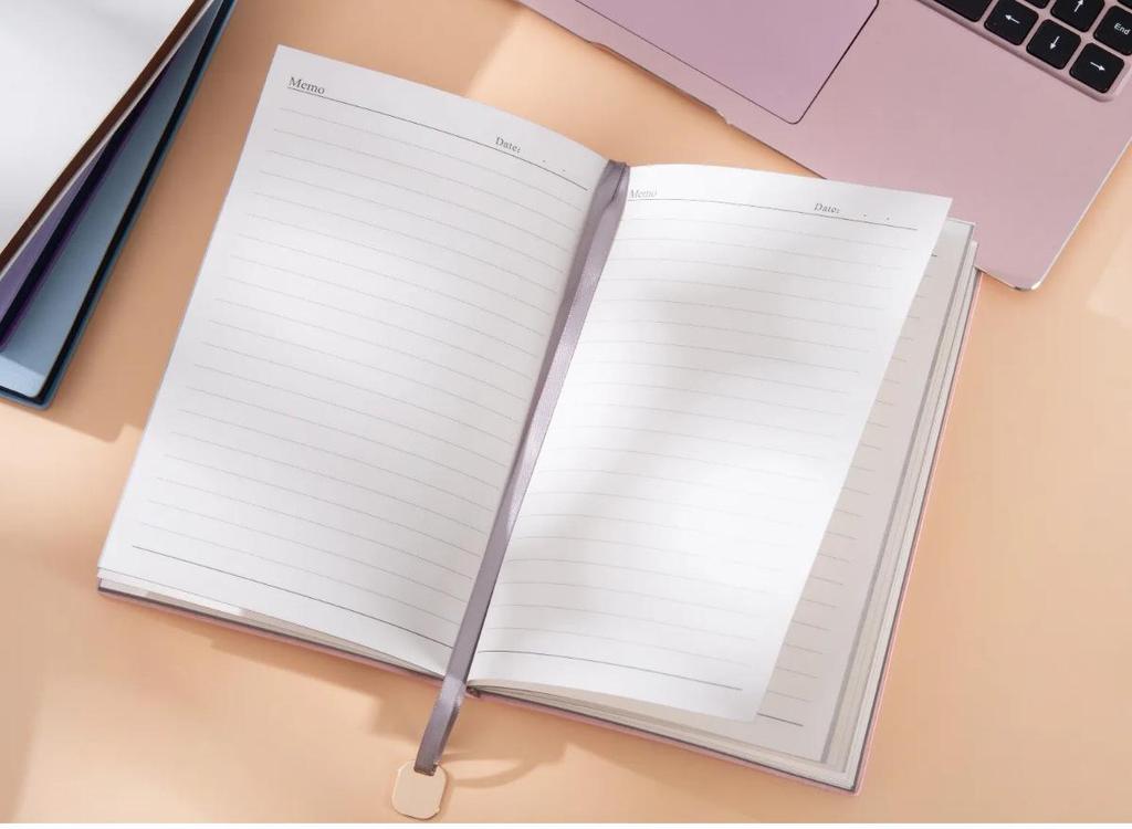 Luxury Sheep Suede Business Notebook with Customizable Logo and Imitation Leather Cover