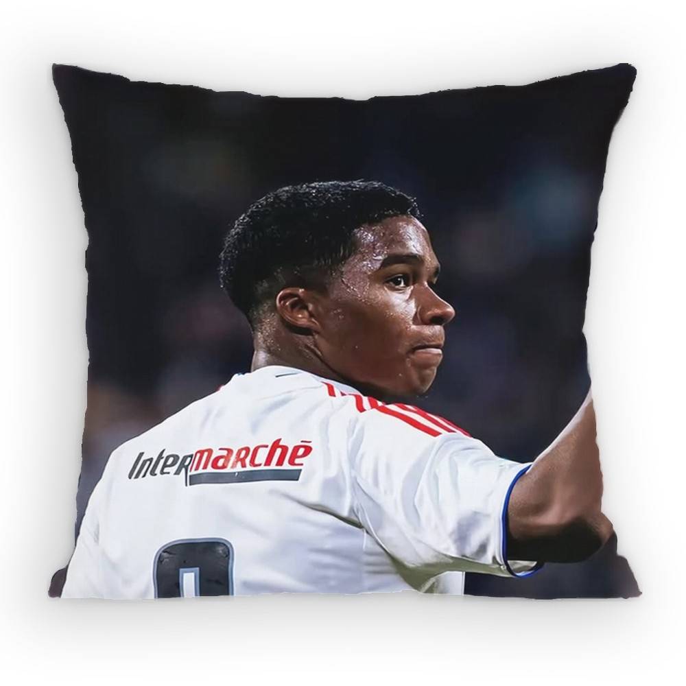 

Endrick Footballers Pillow Case Sofa Living Room Bedroom Headboard Backrest Cushion Square Cushion Nap Time 30x30 cm