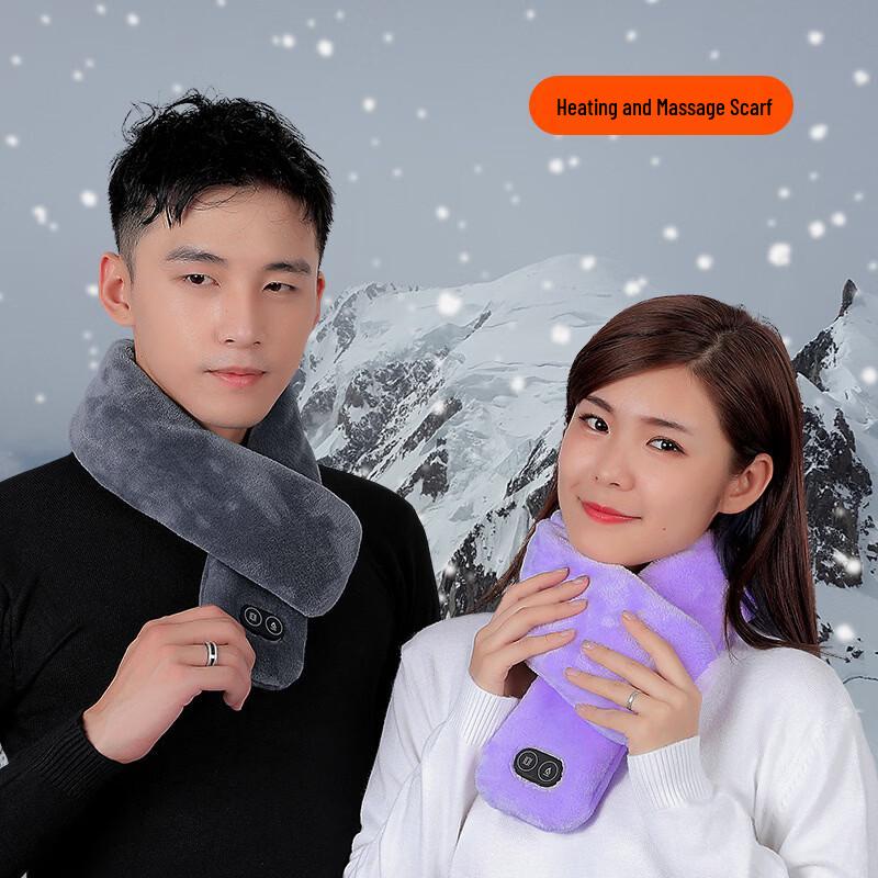 Rechargeable Heated Winter Scarf and Shawl