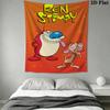 The Ren & Stimpy Show Pattern Home Decor Tapestry, Wall Hanging, Decorative RV Wall Cloth.XGT0914429