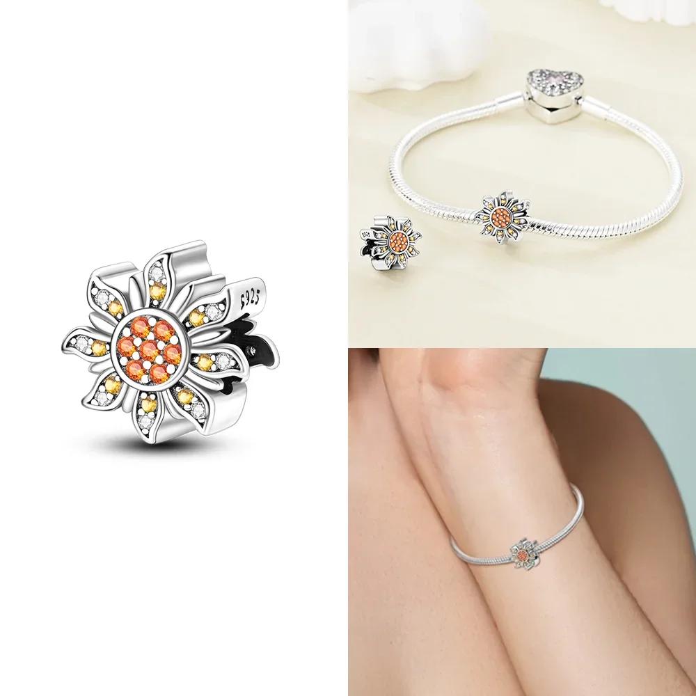 Copper Heart-Shaped Beads Starry Night Sky Beads Luminous Spaceship Charms Fit Original Bracelet Diy Jewelry Birthday Gift