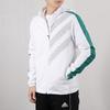 adidas Neo Colorblock Breathable Athleisure Casual Sports Stand Collar Jacket White Men's DW8117