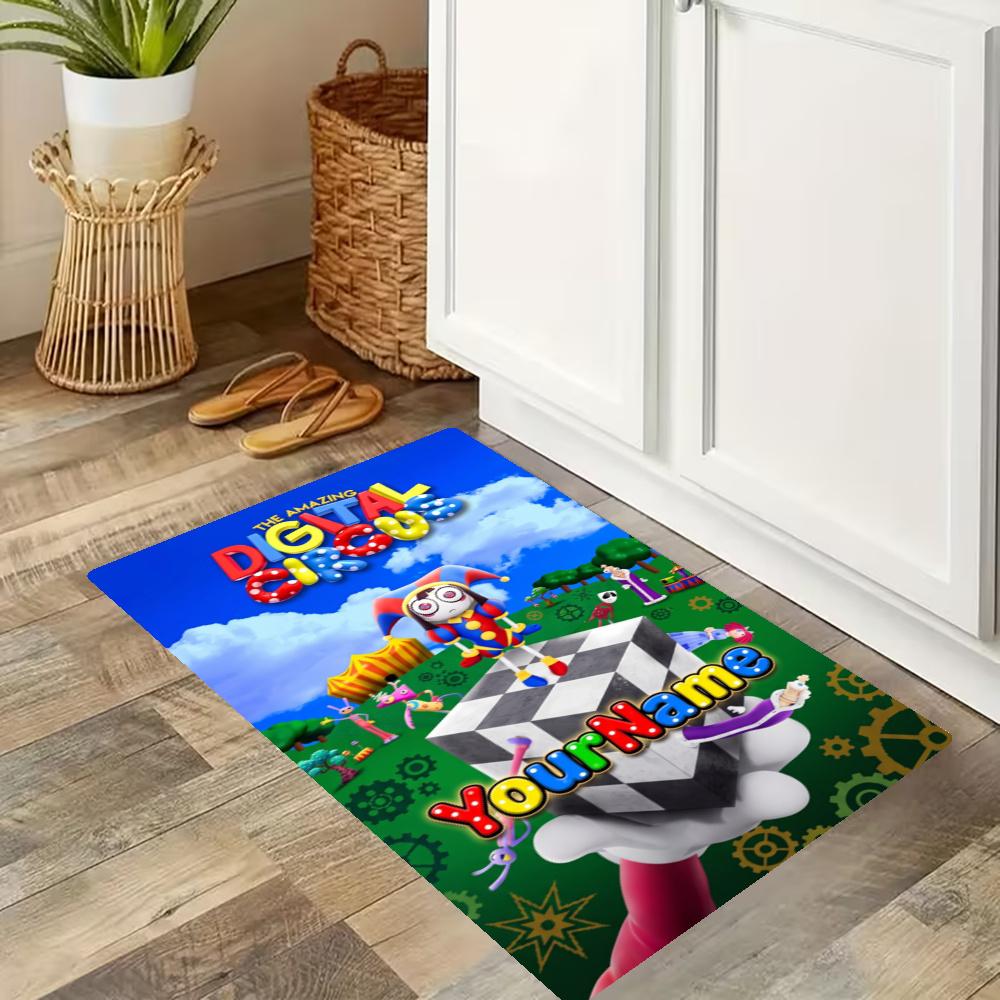 Digital Circus Customize Your Name Kitchen Rug Runner Rug Laundry Mat Hallway Entryway The Best Gift Choice