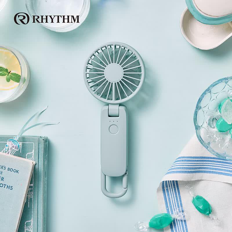 RHYTHM Portable Ultra-Quiet USB Rechargeable Mini Fan