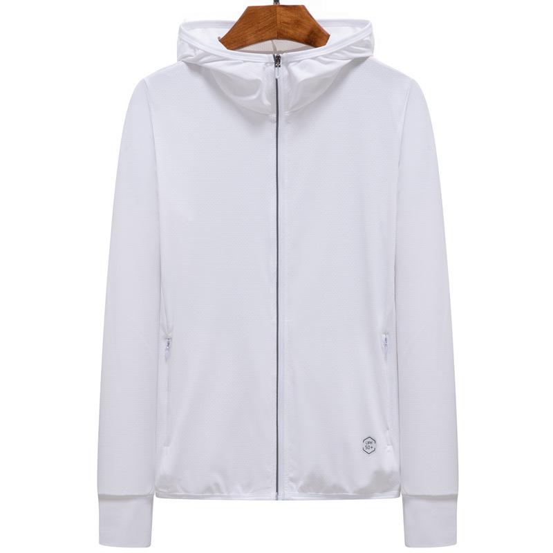 Unisex Outdoor Sun Protection Jacket: Long Sleeve, Elastic, Ice Cool, UV-Resistant Windbreaker for Spring/Summer.