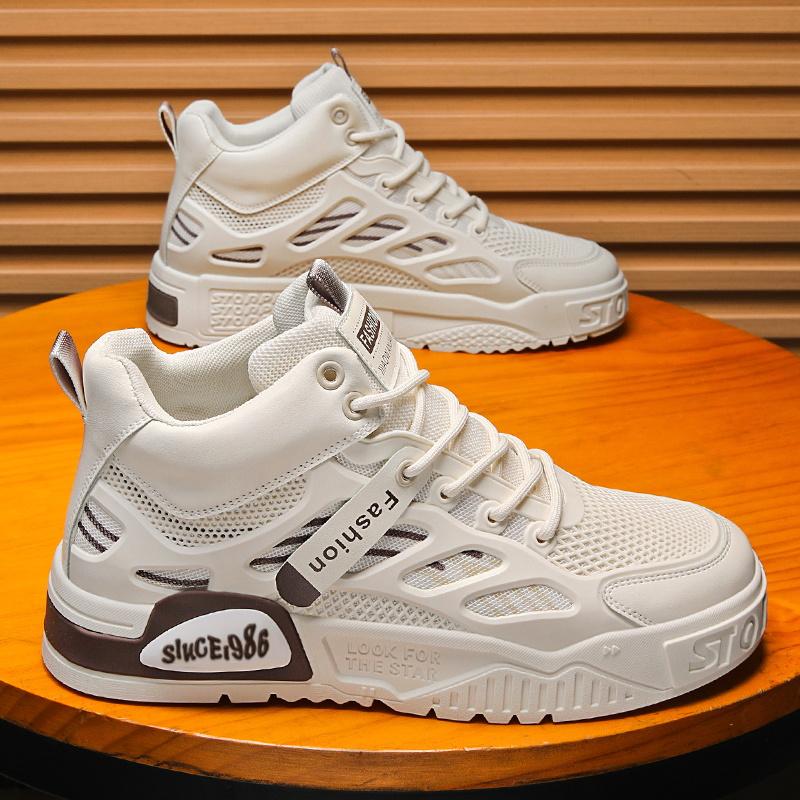 

NKLSA Чоловіче взуття Повсякденні кросівки Вуличний Скейтборд Розкішний Дизайнер Шкіра Мода Платформа Спортивні Біг Піший туризм Ходьба Теніс 39