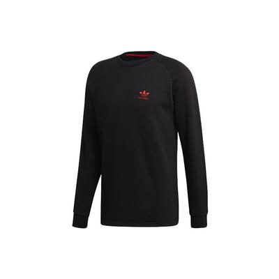 Originals Trefoil Valentines Card Poker Graphic Crewneck Sweatshirt Men Sweatshirt Black FH7884