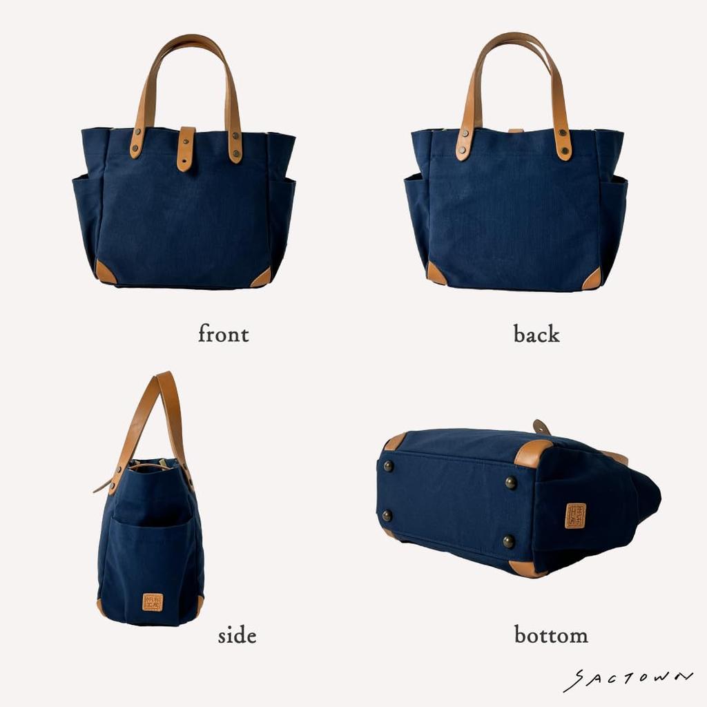 Hanpu Kobo Tote Bag for Men and Mini Tote Made In Japan with Beige (Small) Women, Bag, Paraffin-Coated Canvas, Multi-Purpose, 3J09,