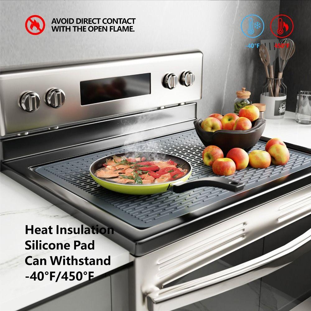Silicone Stove Protection Pad Oversized Sink Mat Drying Mat Kitchen Mat  Home