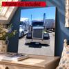 Kenworth 5D Diy Diamond Painting Round Diamond Diy Frameless Holiday Artwork Suitable For Home Office Wall Decoration