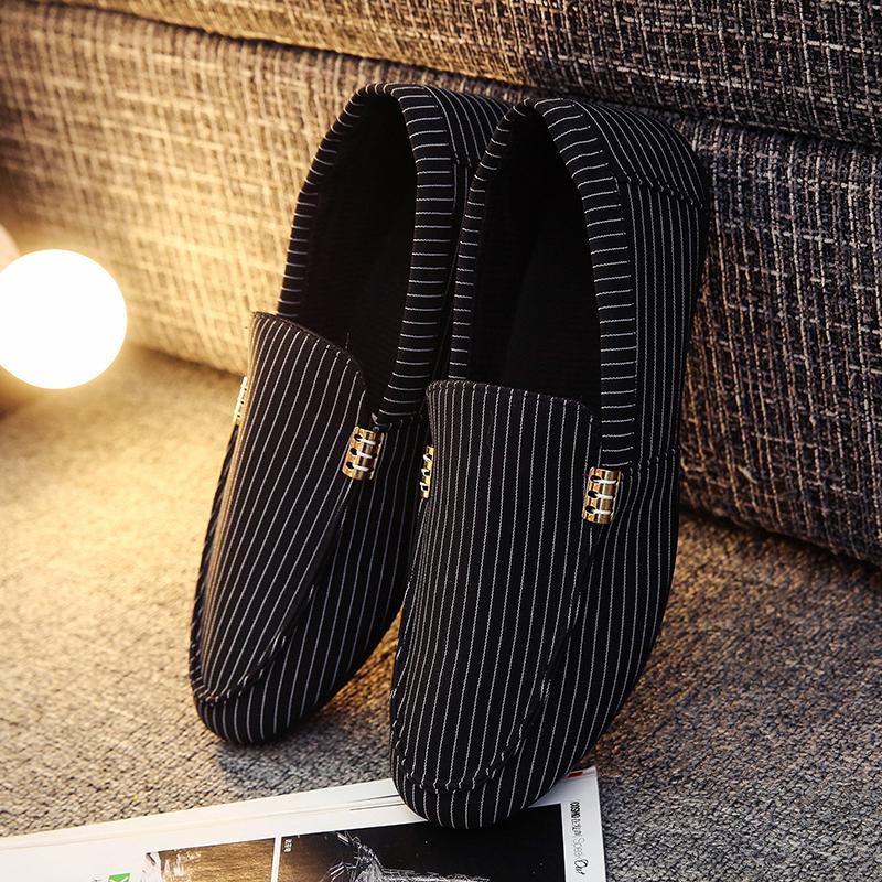 New Models for 2025 Men's Loafers Large Size Light and Comfortable Flat Shoes Men's Breathable Non-slip Soft Casual Canvas Shoes