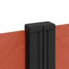 Retractable Side Awning Terracotta Red 120 X 600 Cm