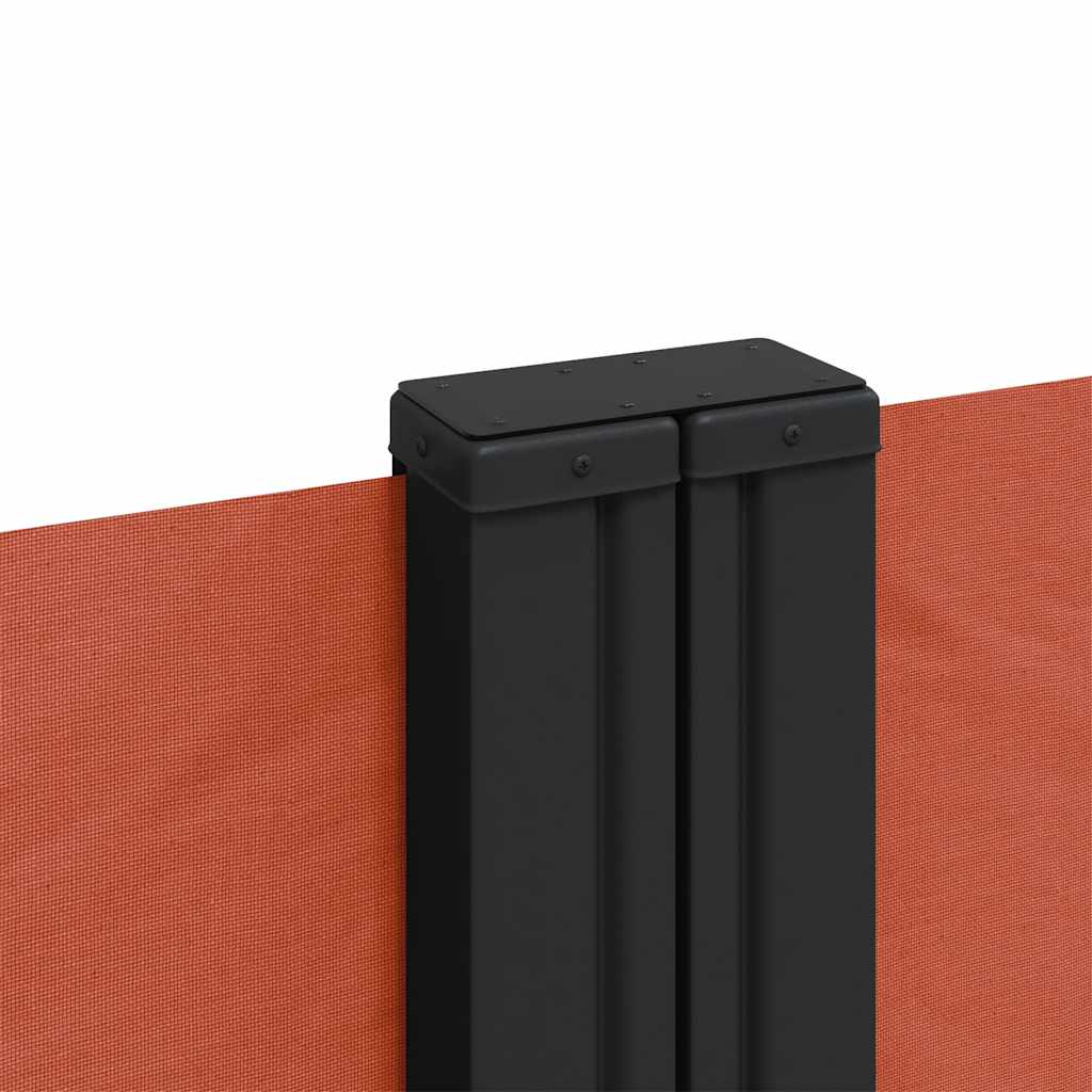Retractable Side Awning Terracotta Red 120 X 600 Cm