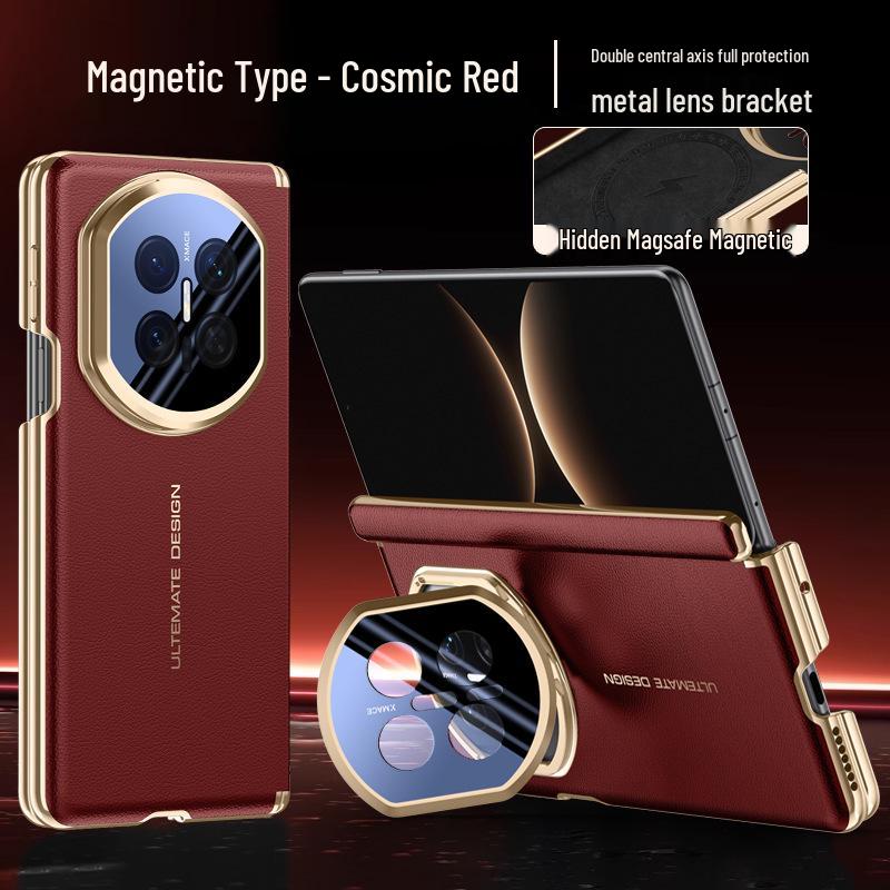 Huawei Matex7 Collector's Edition Magnetic Foldable Phone Case - Full Coverage, Anti-Drop, Double Central Axis Lens Protection