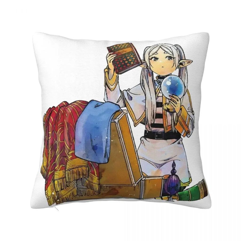 Sousou No Frieren The Slayer Square Pillow Case Cushion Covers Decorative Throw Pillow Case Cover for Home X