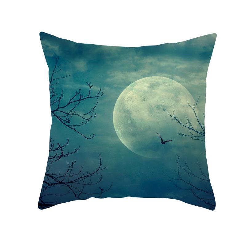 New Peach Skin Halloween Pillowcase Home Wish Home Supplies Cushion Cover Waist Pillowcase