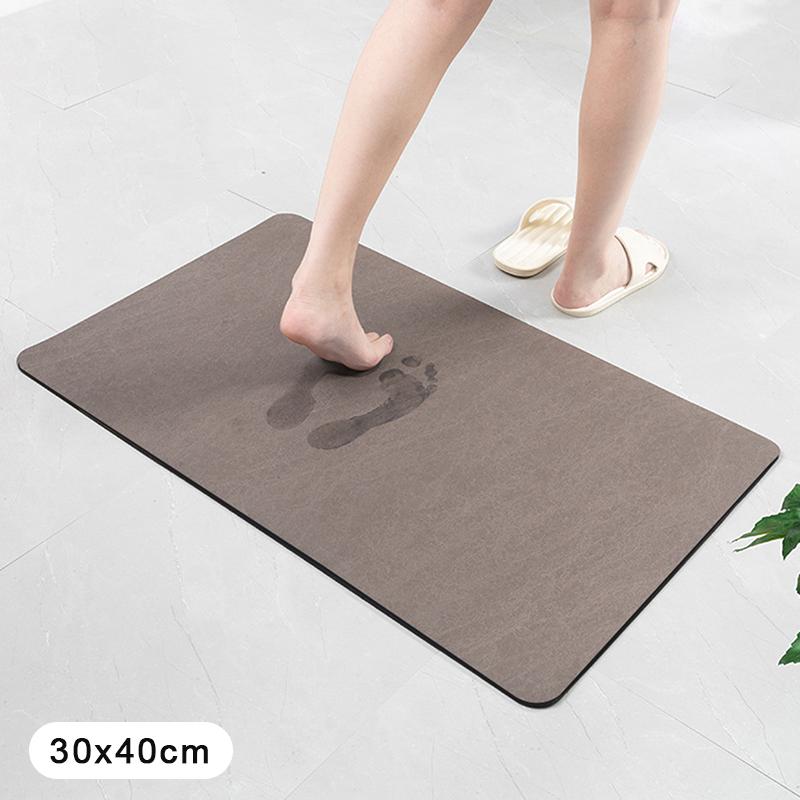 Diatomitová podložka do koupelny Protiskluzová Absorpční Rychleschnoucí podložka z křemeliny
