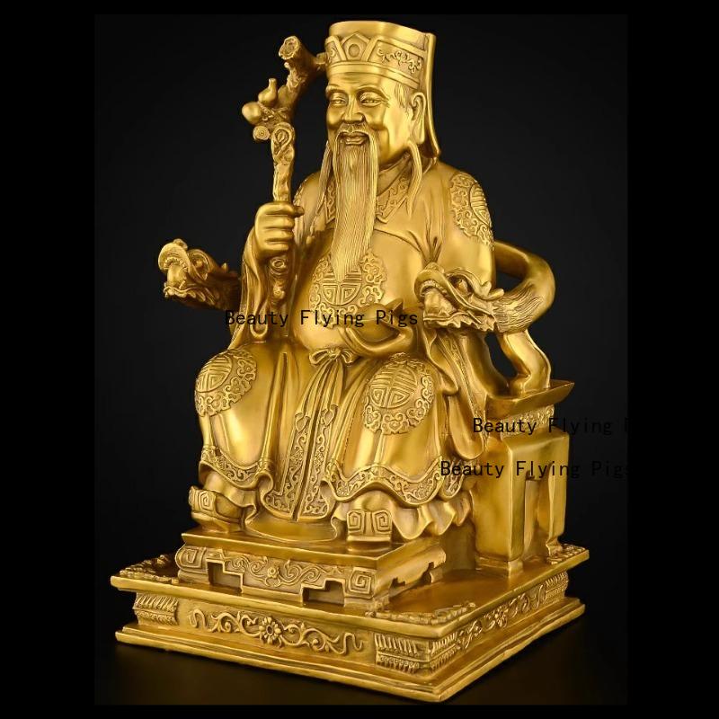 1pc Metal Portrait Ornaments Living Room Wealth Ornament Feng Shui Accessories Home Decoration Chinese Desktop Decorations