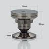 Pailvens Speaker 8 Height Adjustable Speaker Metal Spike Stands with 16 for Improved Audio Sound Quality and Vibration Black Insulators, Pieces,