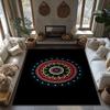Boho Area Rug Washable Non Slip Modern Abstract Geometric Pattern Living Room Bedroom Floor Mat Home Decor Indoor Outdoor Carpet
