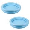 2 piezas de arenero inflable para niños, juguetes portátiles, bandeja de piscina de plástico, juego de pesca