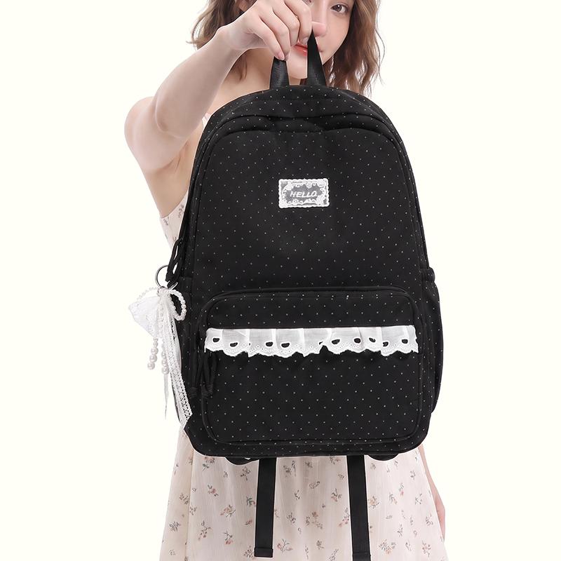 Zaino da Donna per Studente delle Scuole Medie e Superiori Cartella Scolastica