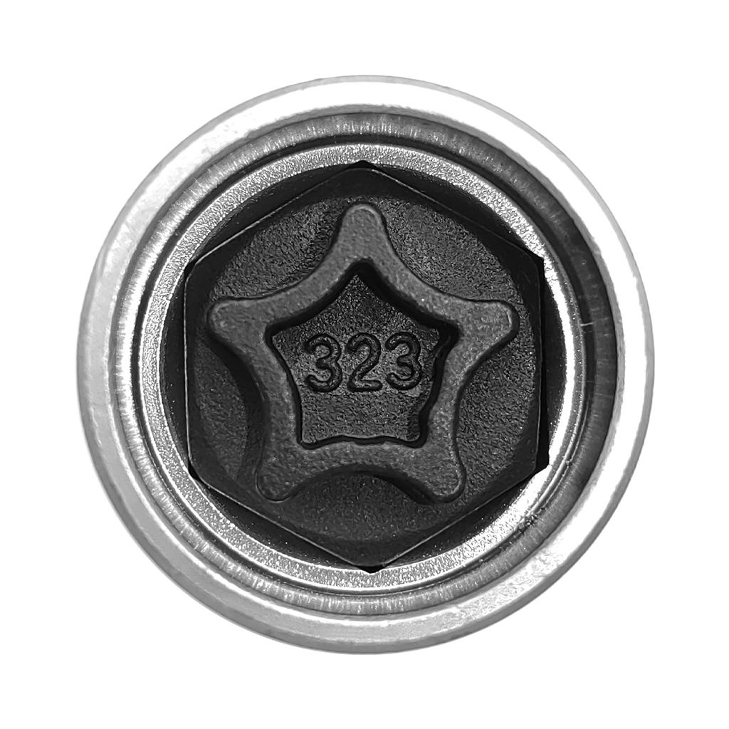 Ersatz für Mercedes Benz Security Master Radmutternschlüssel 330, Diebstahlsicherung, Schraubenschlüssel