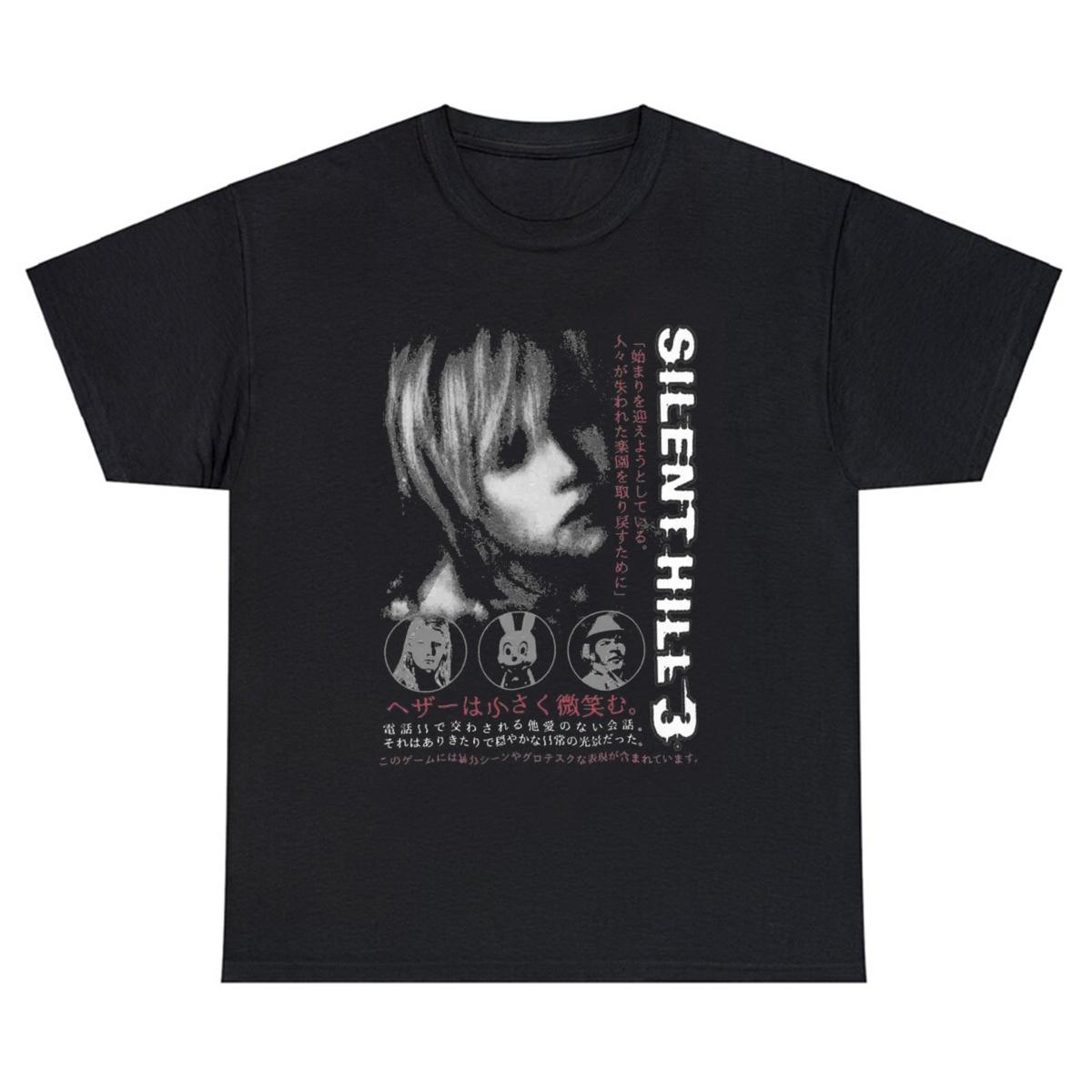 

Silent Hill 3 TShirt Unisex Women Plus Size Fashion ONeck Casual Streetwear Harajuku Cotton Cute Vintage Oversized Unisex Tees S