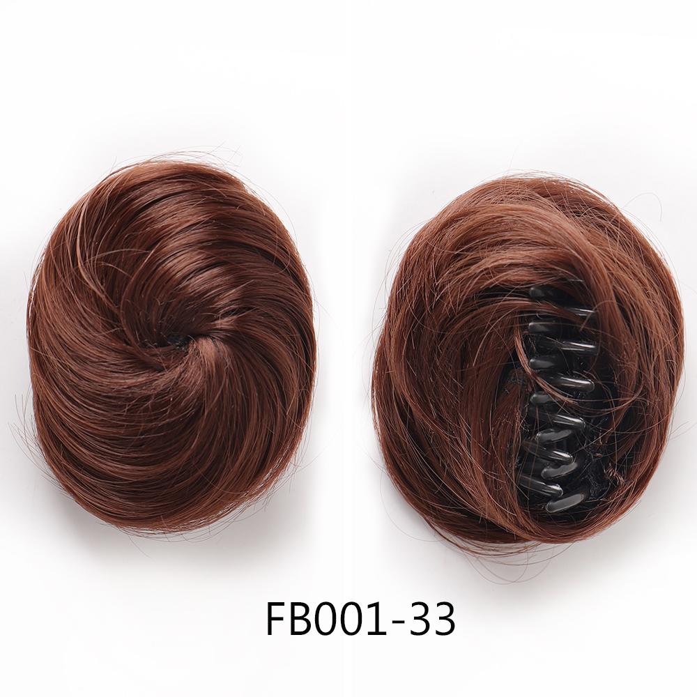 Bybrana Ladies Wear Clip-On Hair To Groom Their Hair Every Day. Natural Synthetic Hair