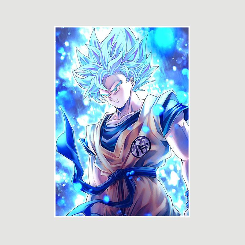 

Класичні аніме Dragon Ball Плакати Білий папір Вінтажні плакати Декор HD Друковані настінні картини Розпис інтер єру Фреска Вітальня Прикраси Картинки 42x30cm
