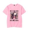 Anime Kamado Nezuko Print Short Sleeve T Shirts Men Shirts Summer Short Sleeved Male T-Shirts Comfy Soft Shirts Loose Tops